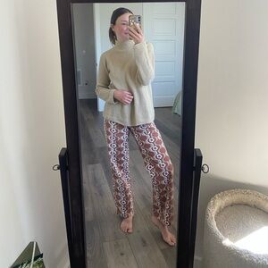 100% cashmere vince mock neck sweater